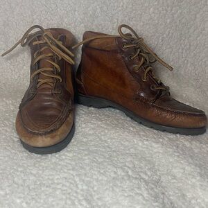 Timberland Women’s Waterproof Brown Leather Booties Size 6